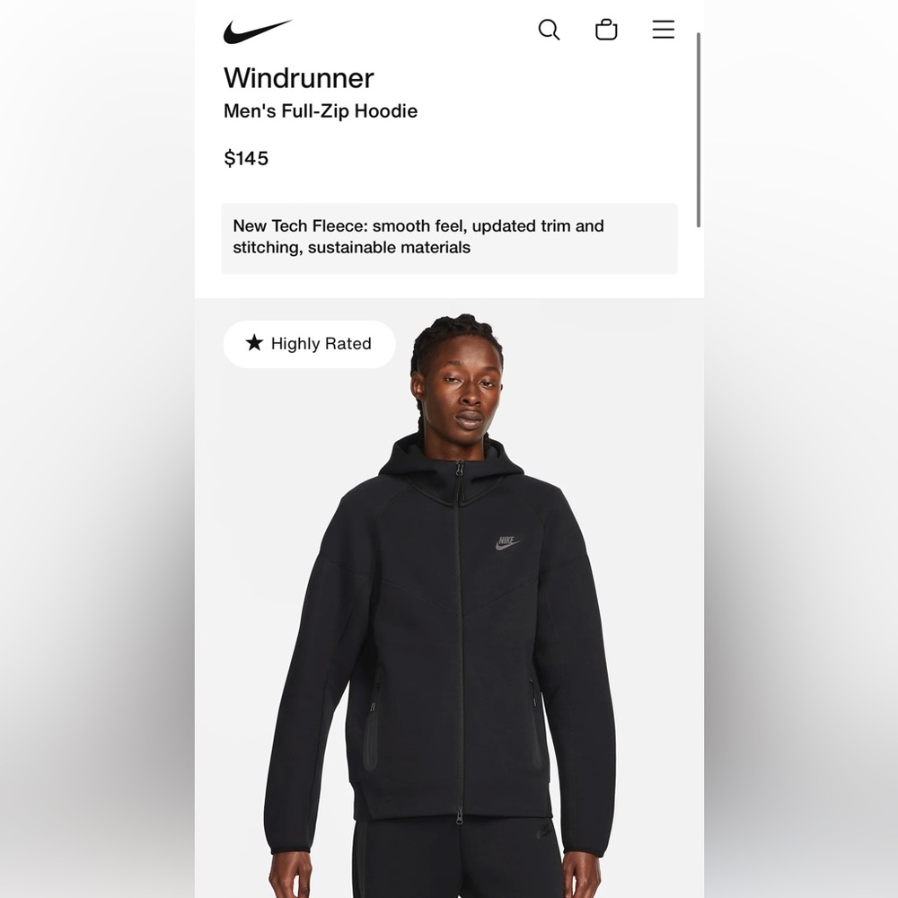 Nike Sportswear Tech Fleece Windrunner